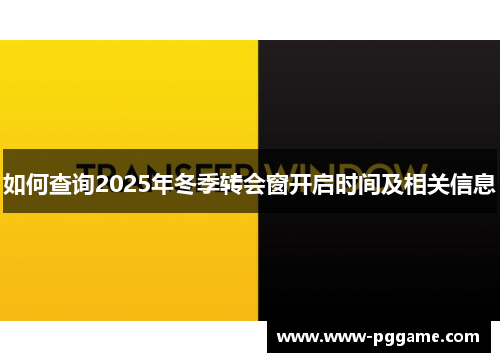 如何查询2025年冬季转会窗开启时间及相关信息
